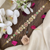 Vriksham Coin Style Kundan Jadau Sheeshphool-J2806